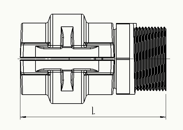 PIPRO铝合金超级管道外螺纹接头A